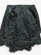 3 PC Silk Dress | Women Locally Made Kurta | Black | Large | Worn Once
