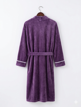 Luxury Purple Fleece Bathrobe for Women | Women Accessories | Bath Towels | Brand New