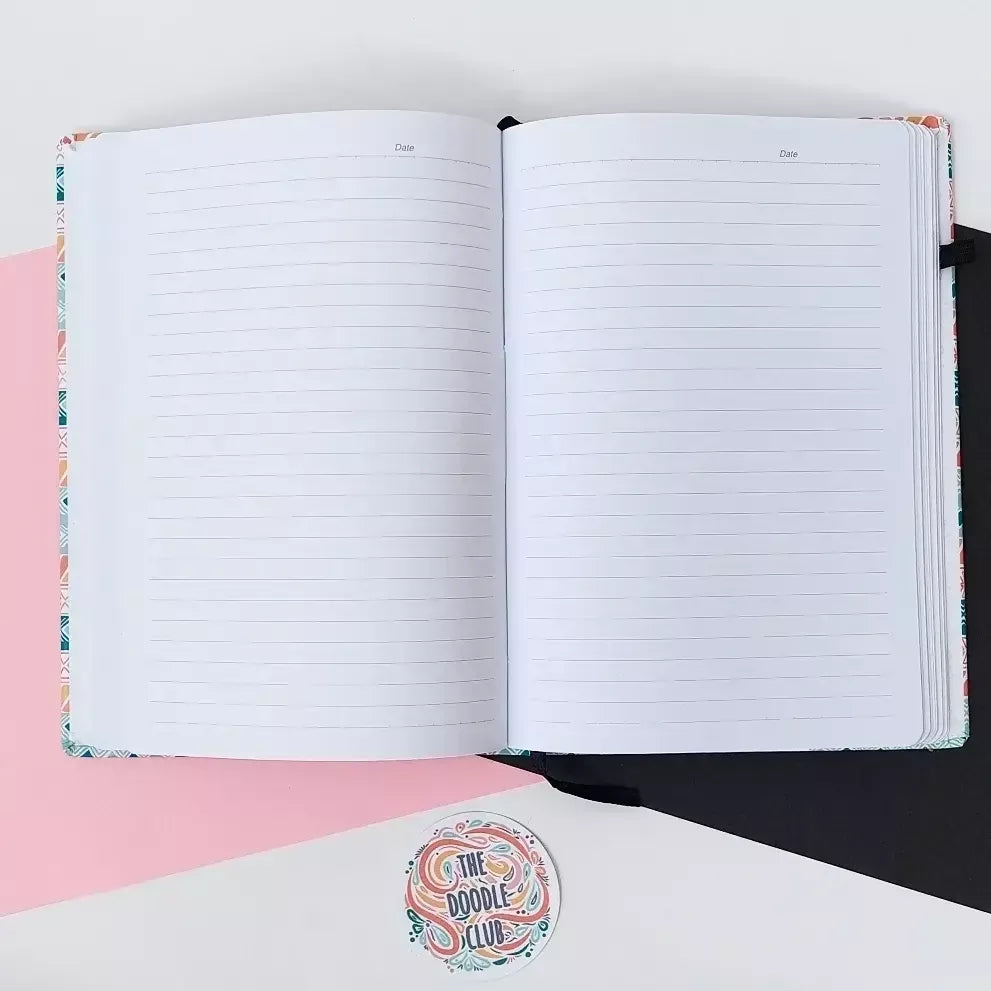 Pastel Doodle Journal Bullet or Lined Journal Pages | For Your Home | Books | New
