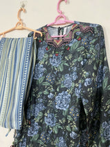 Ethnc | Women Branded Kurta | Blue | Large | Worn Once