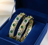 Imported Round Stone Bangle Set-00011 | Women Jewelry | Bangles/Bracelets | Brand New