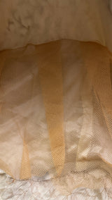 Zari Embroidery Maxi | Women Frocks & Maxis | Beige | Medium | Preloved