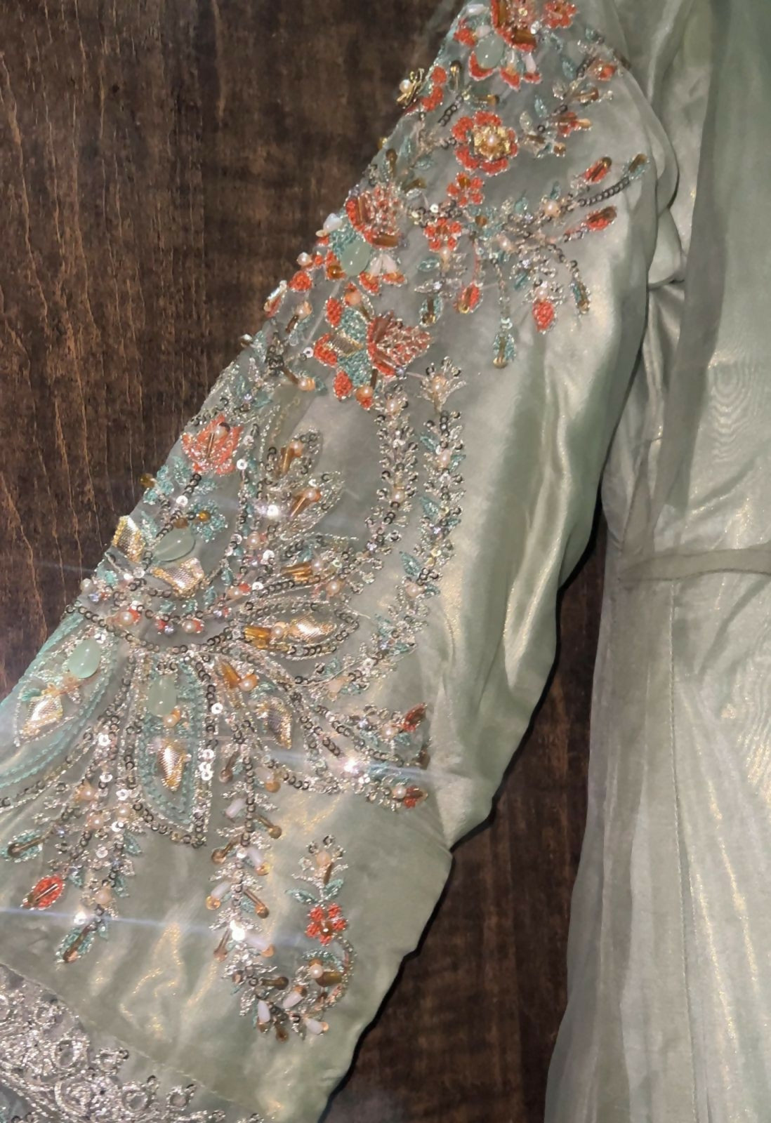 Elegant Embroidered 3PC Formal Suit l Women’s Frock & Maxi l Party wear | Medium | Worn once