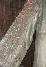 Elegant Embroidered 3PC Formal Suit l Women’s Frock & Maxi l Party wear | Medium | Worn once