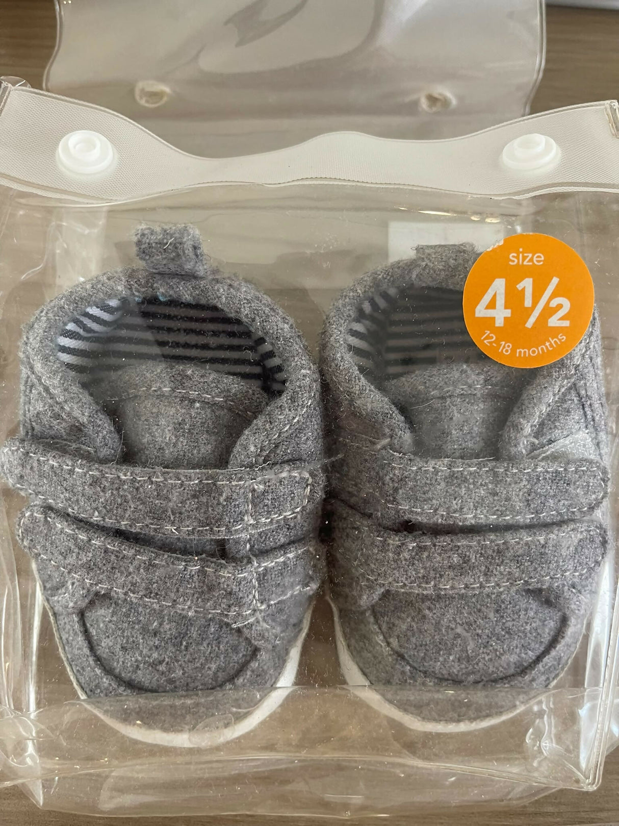 Carters | Kids | Baby Shoes | 3 to 6 Mnths | Gray | Brand New