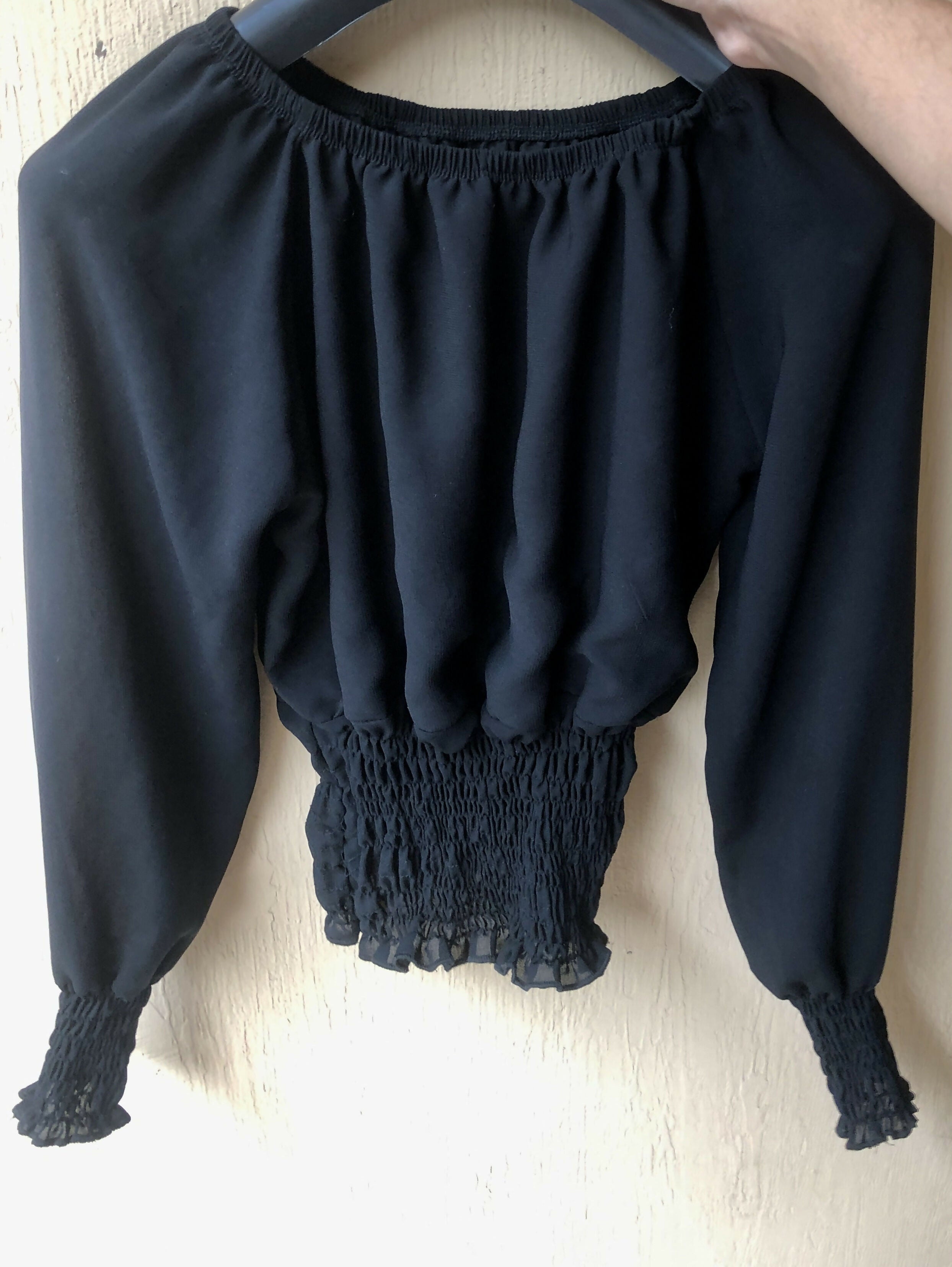 Black Croptop | Women Western | X Small | Worn Once