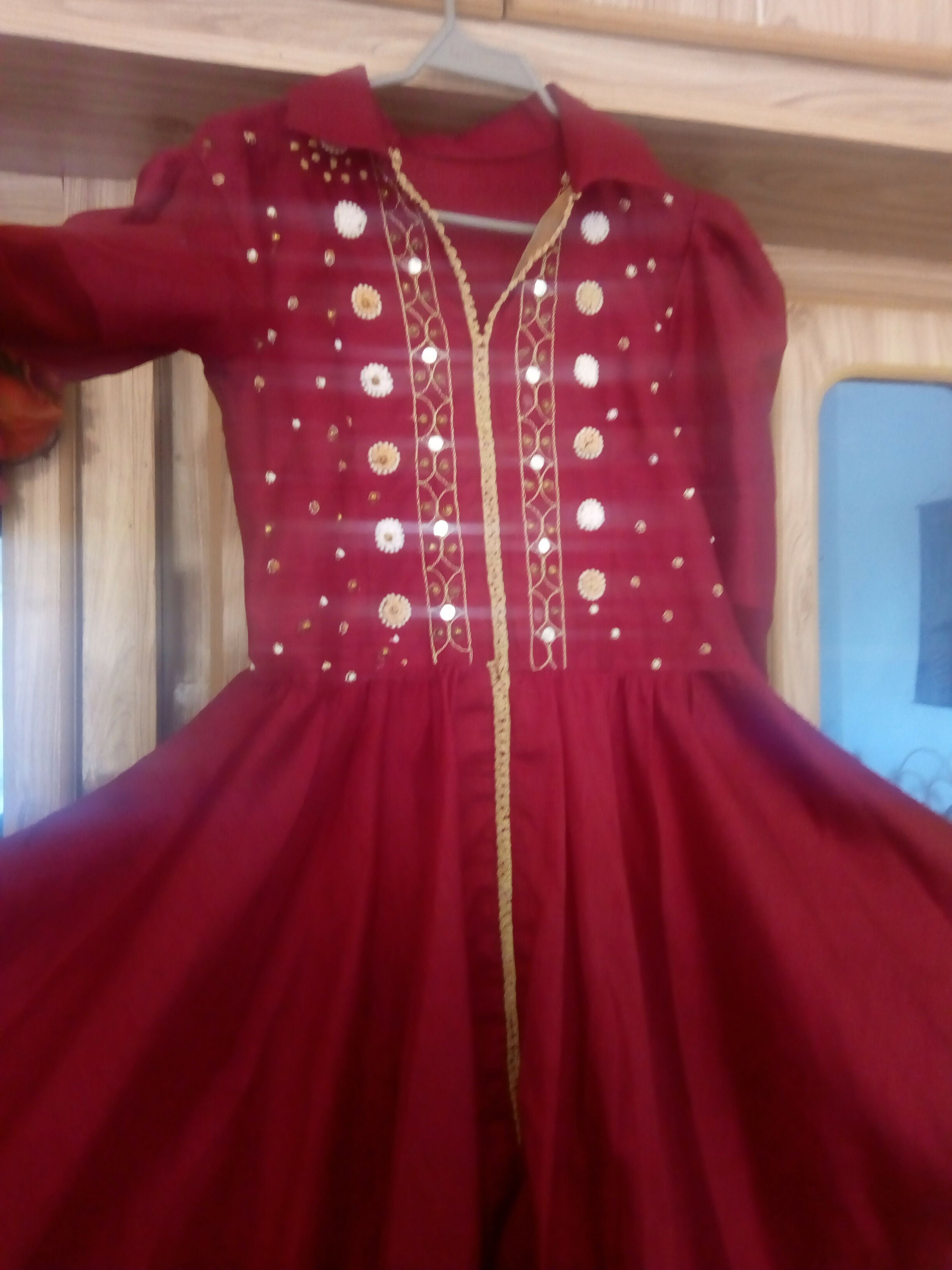 Beautiful Long Frok Suit | Women Locally Made Formals | Large | Preloved