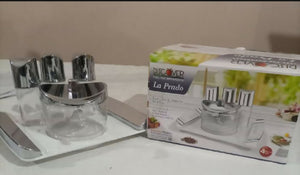 Discover Sugar, Salt and Pepper Set With Tray | For Your Home | Brand new