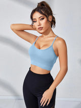 Buy SHEIN Yoga Basic Crisscross Back Sports Bra in Pakistan