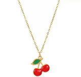 Cherry/Leaf Pendant-00735 | Women Jewelry | Necklaces & Pendants | Brand New