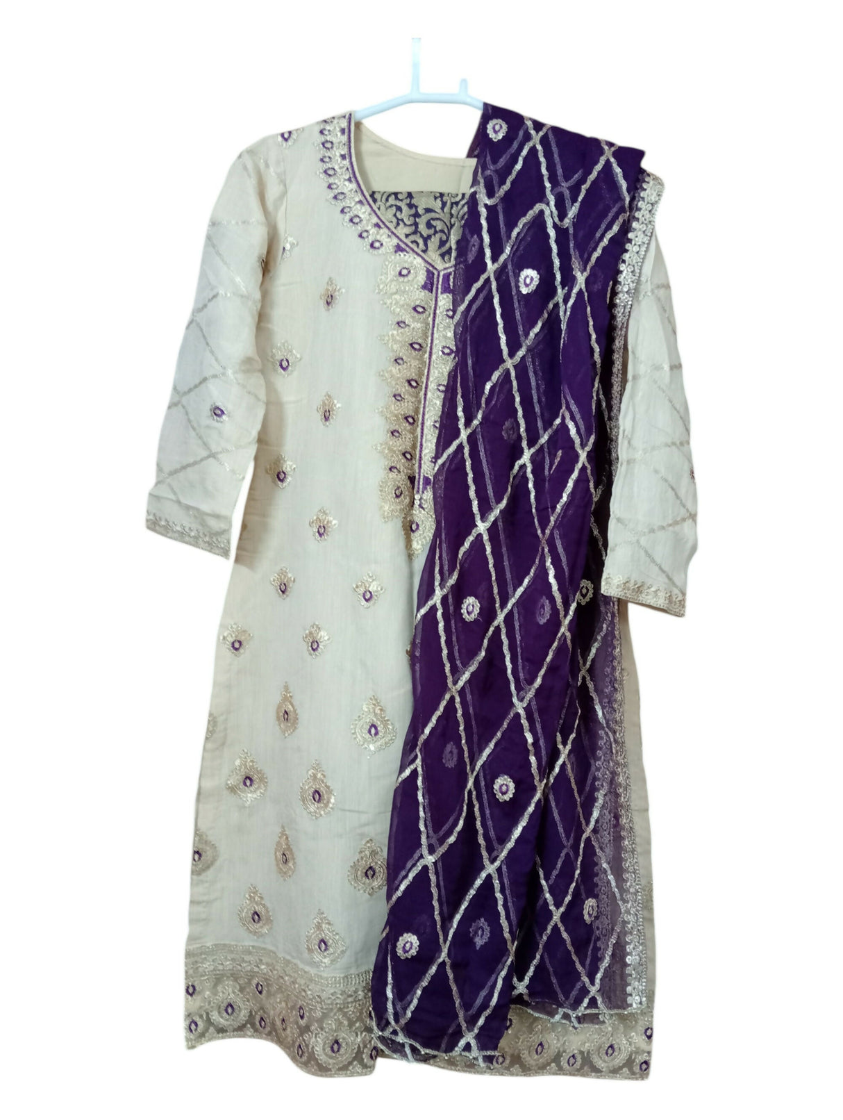Fancy White Formal | Women Locally Made Formals | Small | Worn Once