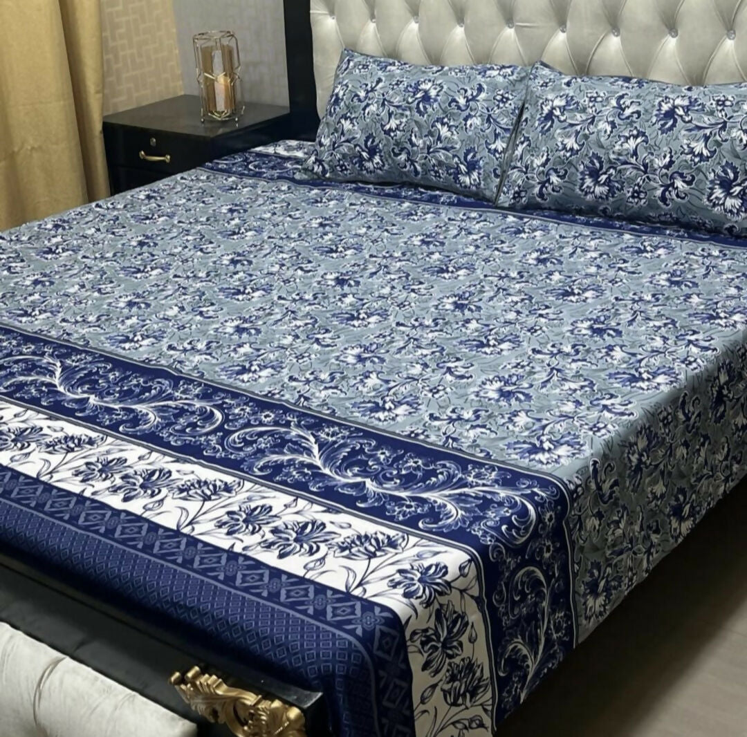 Cotton Double Bedsheets | For Your Home | Home & Decor | Size: 89/92 | Brand New
