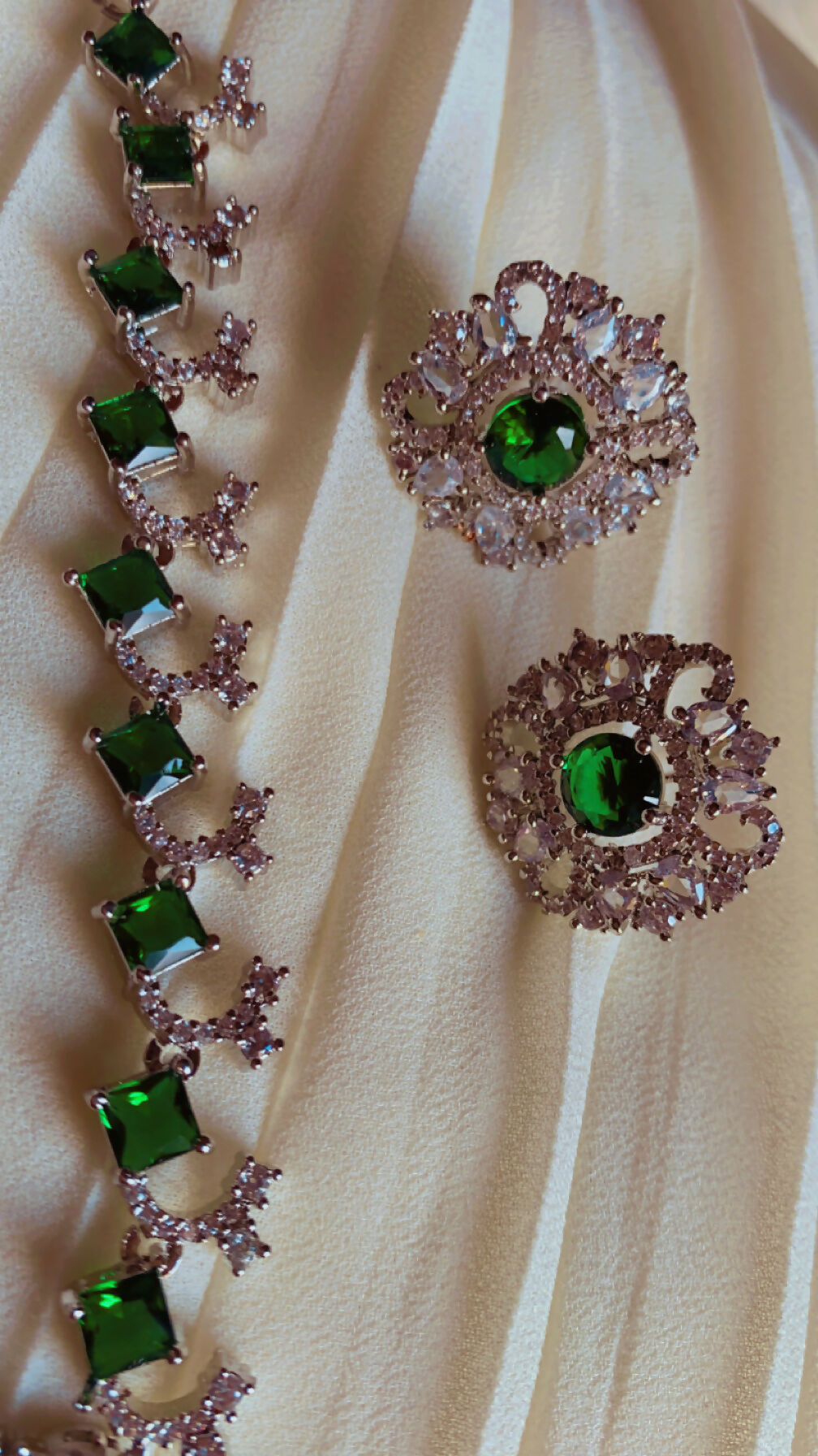 Luxury AD zircon Necklace Set | Women Jewelry | Wedding Jewelry & Sets | Brand New