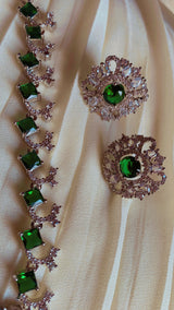 Luxury AD zircon Necklace Set | Women Jewelry | Wedding Jewelry & Sets | Brand New