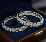 Round Stone Bangle Set-00012 | Women Jewelry | Bangles/Bracelets | Brand New