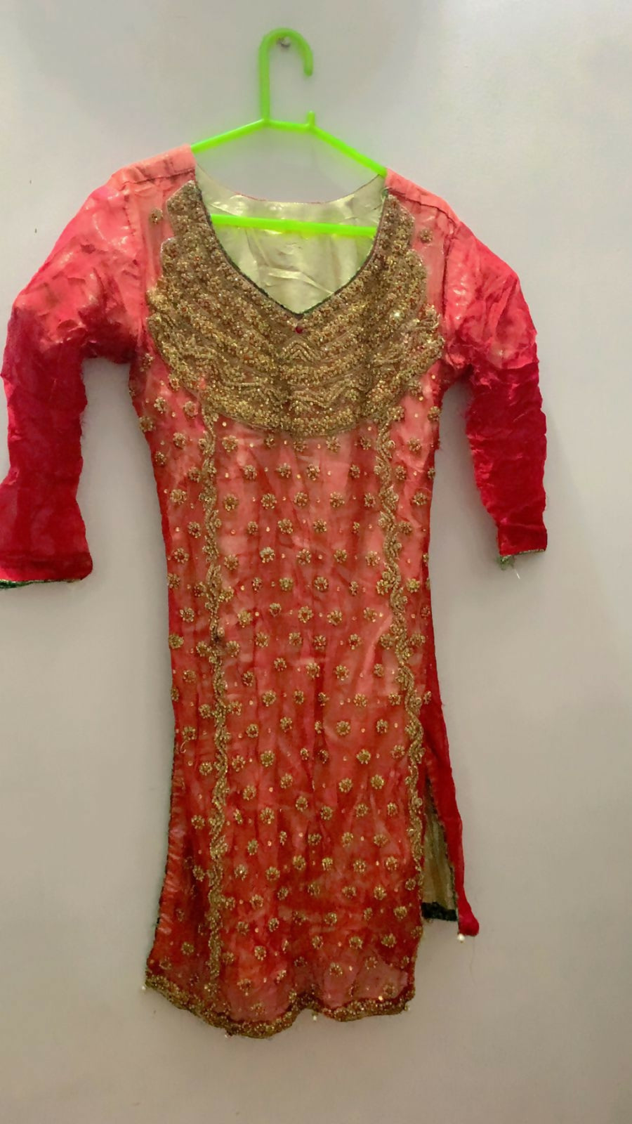 Red Embroidered Suit | Women Locally Made Formals | Small | Preloved