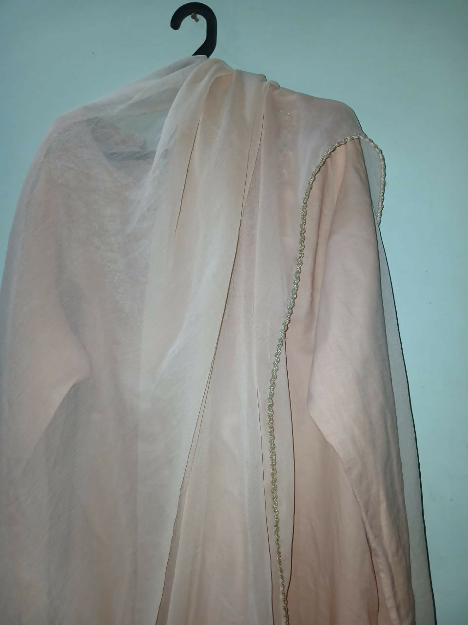 Peach Embroidered 3Pcs | Women Locally Made Formals | Large | Preloved