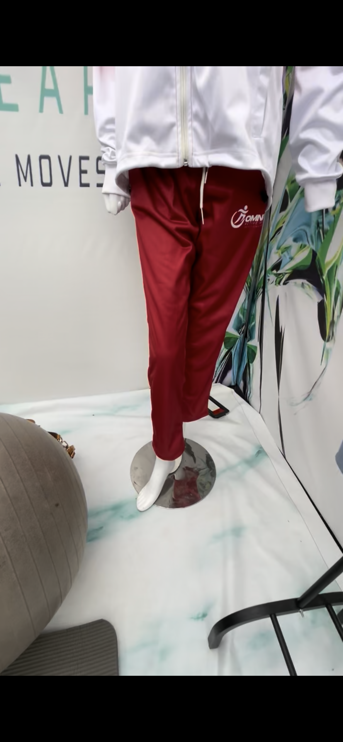 Active Wear | Men Active Wear | Medium to Large | White & Red | Brand New