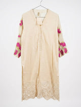 Agha Noor | Women Branded Kurta | Beige | Small | Worn Once