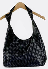 Ulta Beauty Black faux Leather Hobo Bag | Women Bags | Shoulder & Tote Bags | Medium | Black | New