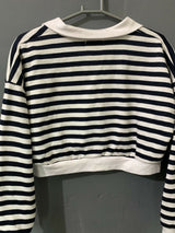 Black & White Crop Top | Women Tops & Shirts | Small | Worn Once