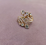 Glamorous Gold Plated Statement Ring | Women Jewelry | Rings | Worn Once