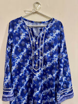 Zellbury | Women Branded Kurta | Blue | Small | Worn Once