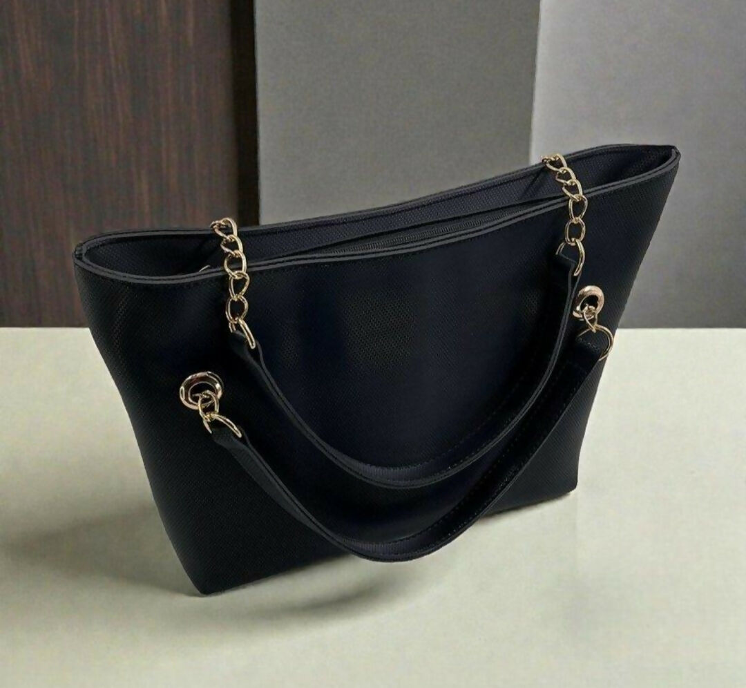 Chain Ladies Tote Bag-(00080-00082) Handbags for Women | Women Bags | Large | Brand New
