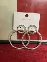 Xin Jia Mei (USA) | Silver Earrings with Stones | Women Jewelry | New