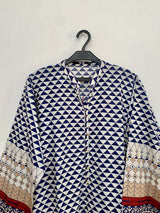 Khaadi | Women Branded Kurta | Medium | Blue Kurta | Brand New