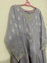 Maria B | Women Branded Kurta | Grey | XLarge | Preloved
