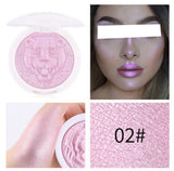 Buy Miss Rose Highlighter Bright Facial Palette 4 colors High Gloss Face Makeup Natural Powder Highlight Facial Contours in Pakistan