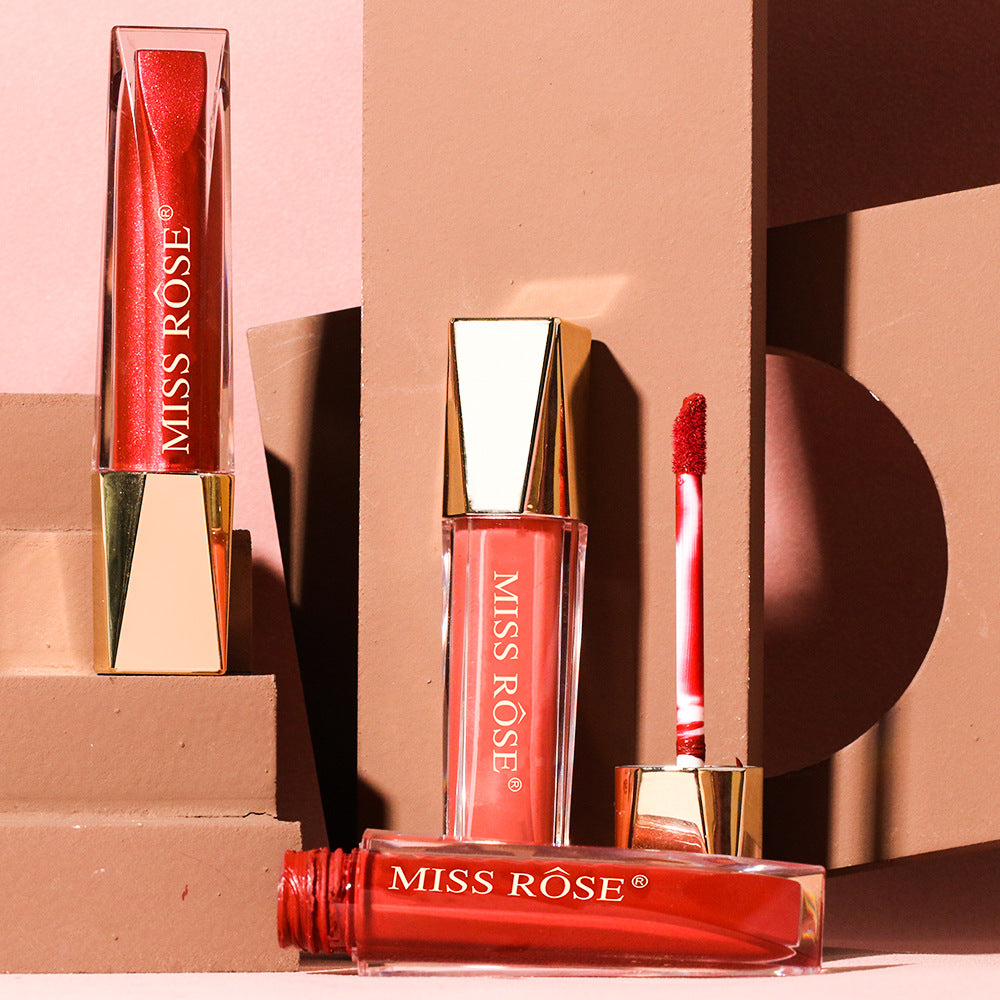 Buy Miss Rose Pack Of 4 Lip Gloss Velvet Matte Glaze in Pakistan