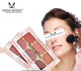Buy Miss Rose 6 Color Blush Palatte Makeup Blusher Kit in Pakistan