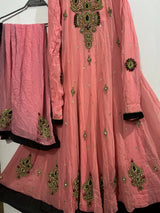 Beautiful Fancy Pink Maxi | Women Frocks & Maxis | Medium | Preloved