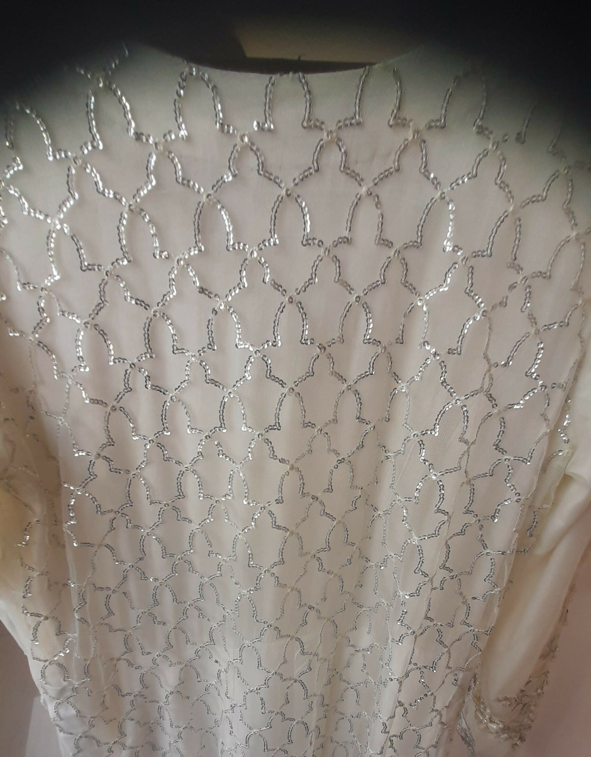 Beautiful White Fancy Dress | Women Locally Made Formals | White | Small | Worn Once