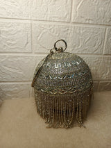 Ball Shaped Bridal Clutch | Women Bags | Clutches | Worn Once