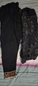 Black Embroided 3 PC Suit | Women Locally Made Formals | Medium | Worn Once