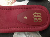 ECS | Women Shoes | Sandals & Flats | Size: 41 | Maroon | Brand New