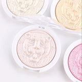 Buy Miss Rose Highlighter Bright Facial Palette 4 colors High Gloss Face Makeup Natural Powder Highlight Facial Contours in Pakistan