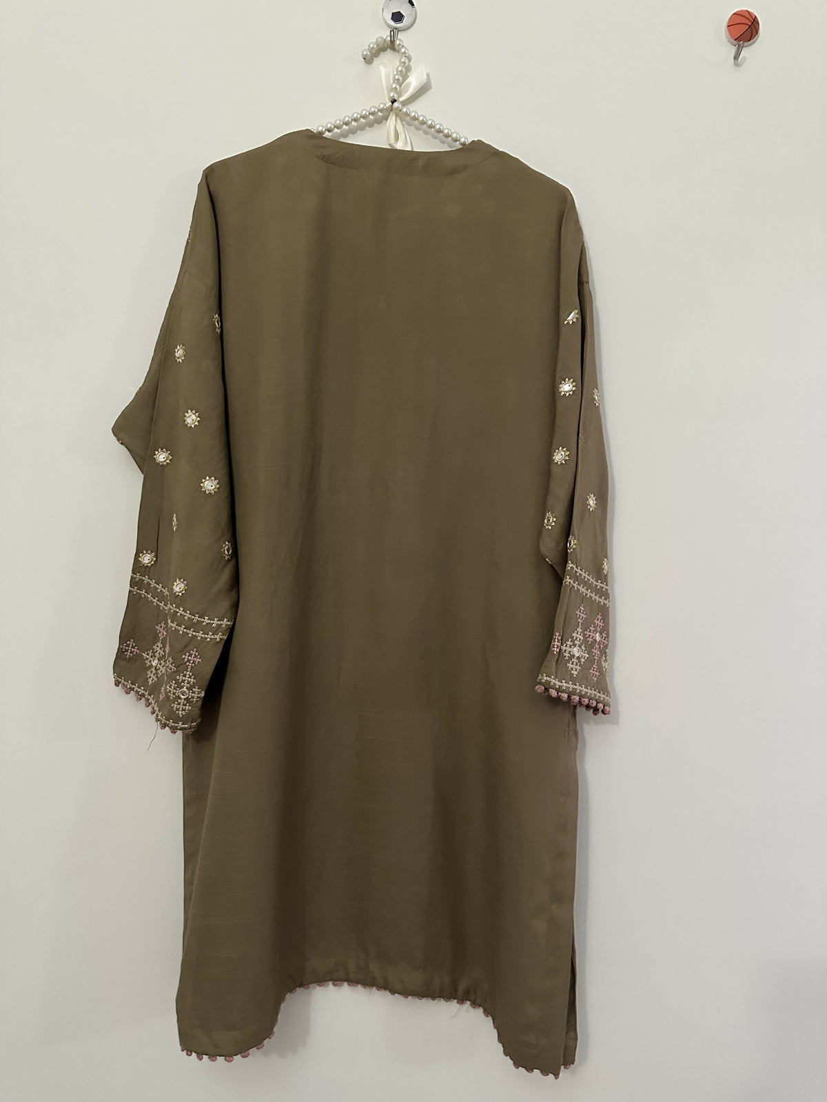 Khaadi | Women Branded Kurta | Brown | Large | Worn Once