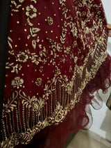Maroon Bridal Lehnga | Women Bridals | Medium | Worn Once