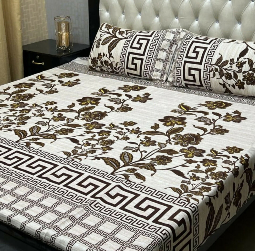 Cotton Double Bedsheets | For Your Home | Home & Decor | Size: 89/92 | Brand New