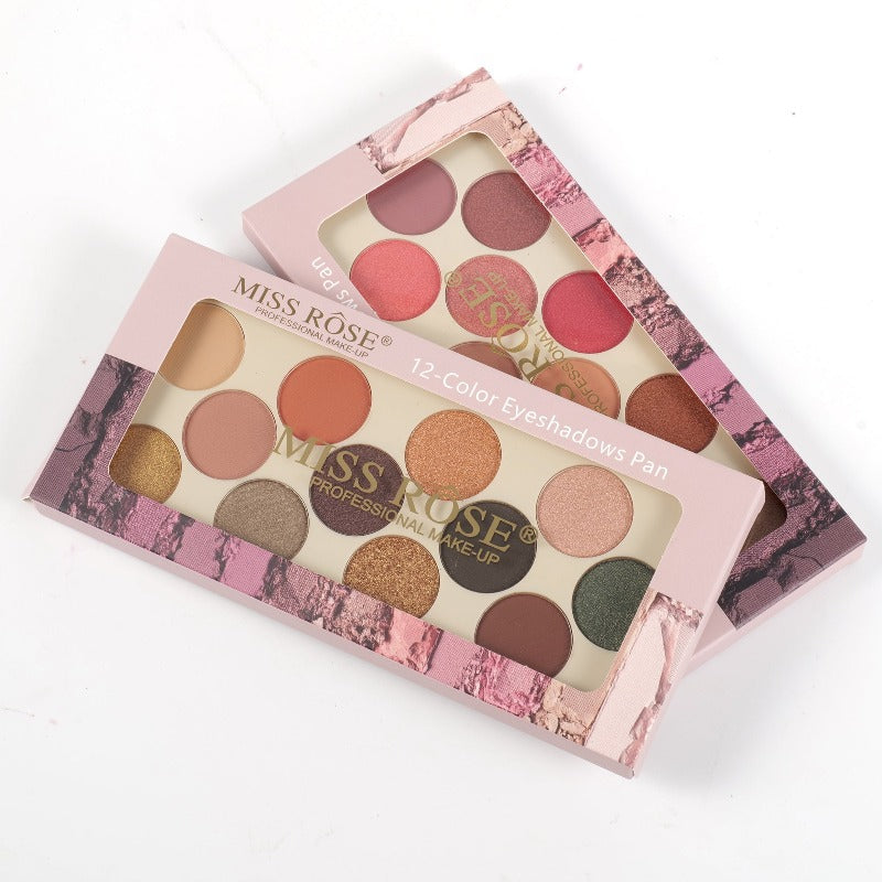 Buy Missrose 12-Color Eye Palette Pan in Pakistan