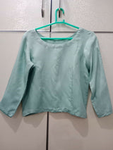 Ocean Blue Saree | Women Locally Made Formals | Sarees | Medium | Worn Once