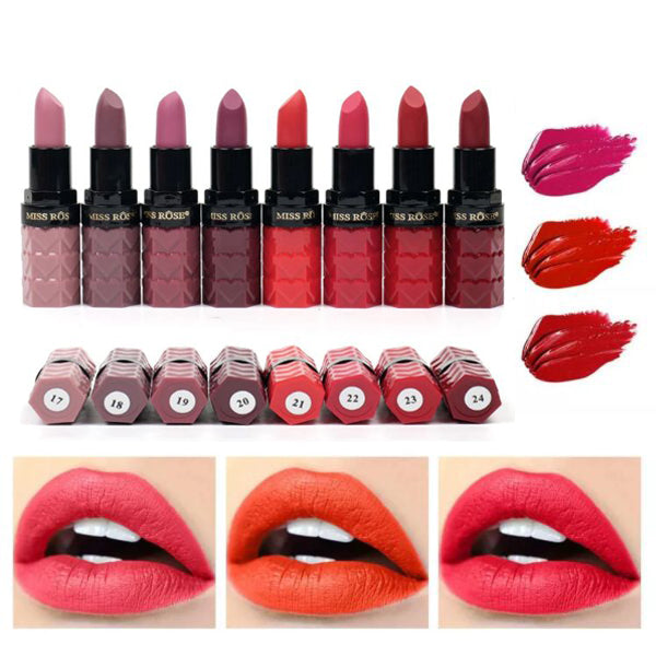 Buy Miss Rose Pack Of 4 Heart Matte Lipstick in Pakistan