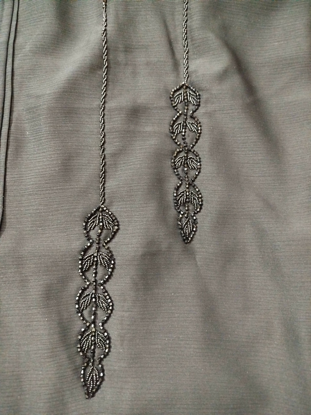 Imported Beautiful Handwork Black Abaya | Women Accessories | Large | New