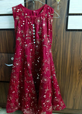 Maroon Maxi | Kids | Girls Skirts & Dresses | Size: 8 to 10 Yrs | Worn Once