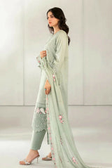 3 PCS Lawn Embroidered Dress | Women Locally Made Kurta | Sky Blue, Skin, Plum, Mint | All Sizes | Brand New