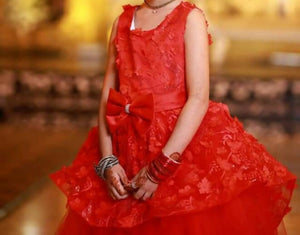 Beautiful Red Fairy Tail Frok | Girls Skirts & Dresses | Size : 7 to 11 years | Worn Once